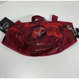 OSPREY Savu 2 Lumbar Pack Waist Hip Fanny Bag Red Hiking Outdoors Trail Day Camp